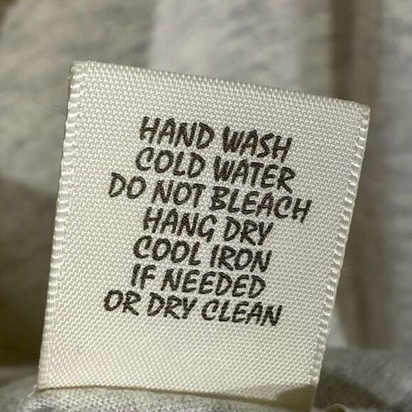 Adiva Heather Grey with Creamy Crochet Lace Trim Tank Top Round Neck Size Small - Picture 5 of 6